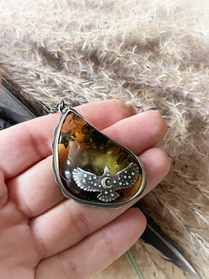 The Amber Hawk Necklace