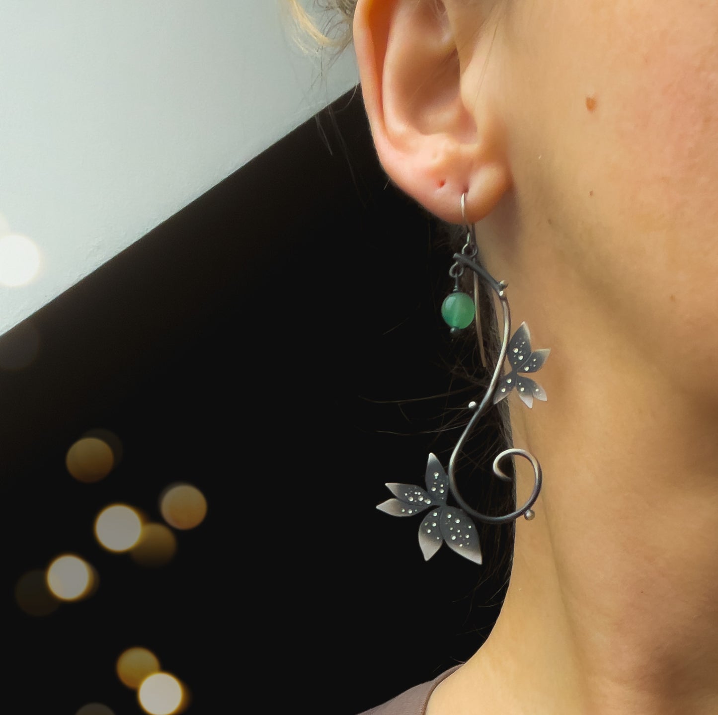The Fall Ivy Swirl Earrings