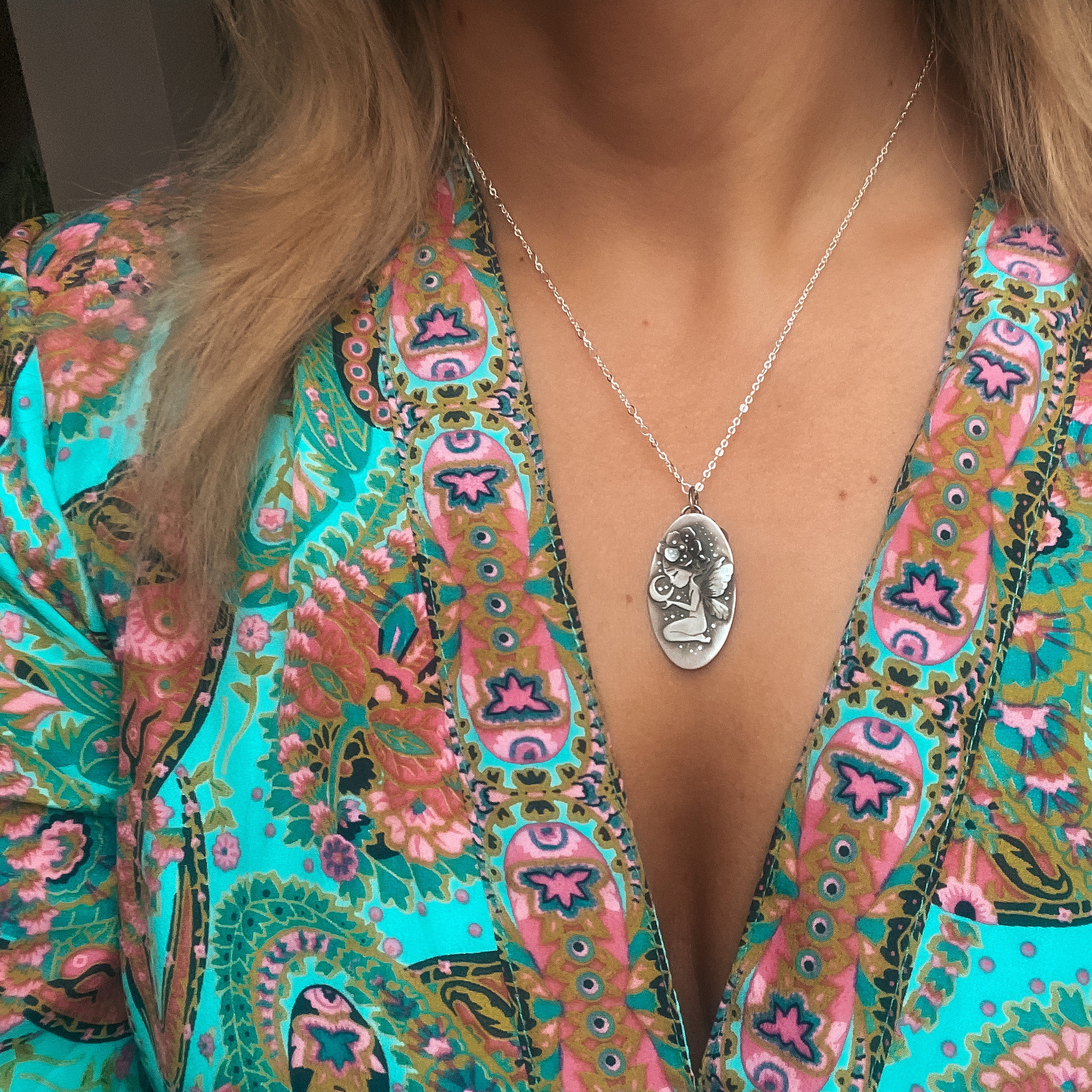 Fairy & Moon Necklace