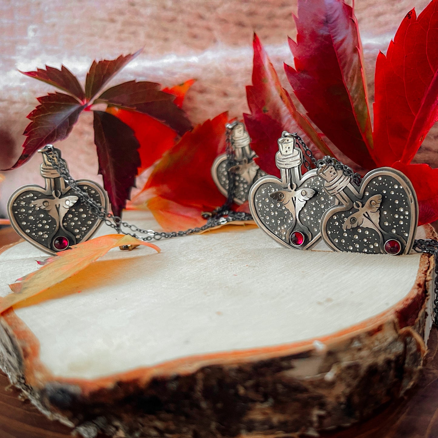 The Luna Moth Potion Necklace