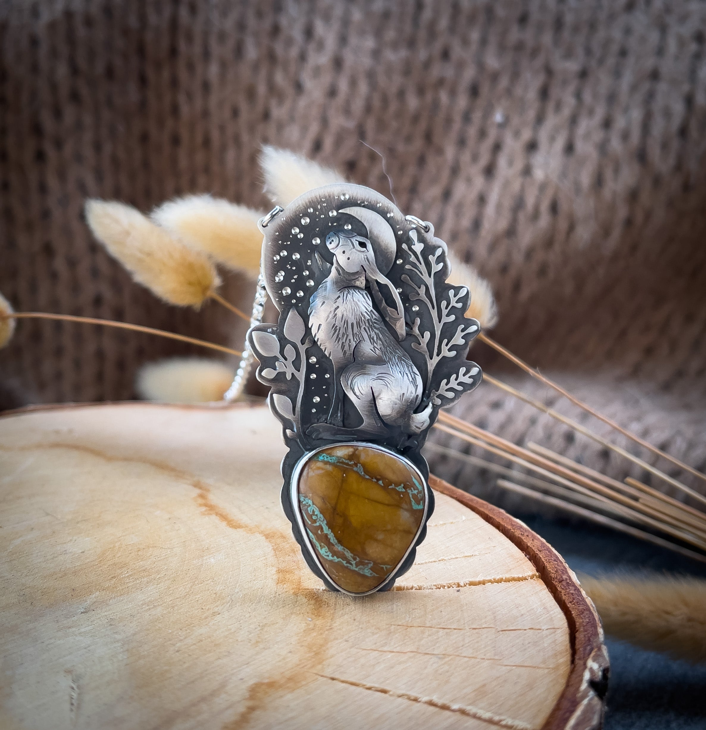 The Autumn Hare Necklace - Large