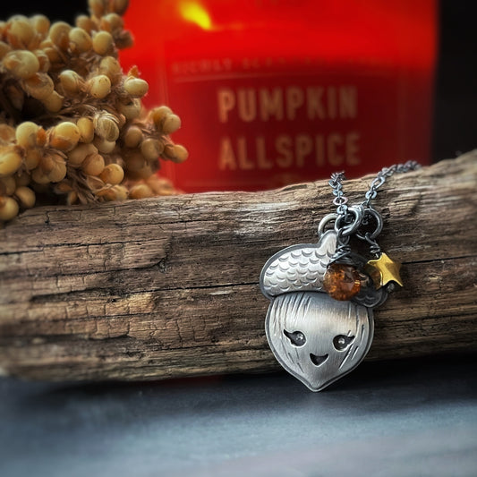 The Harvest Necklace - Happy Acorn