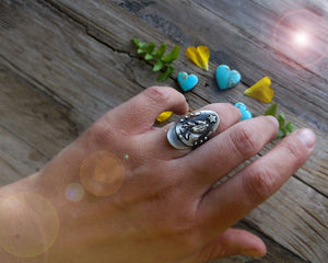 The Mustang Saddle Ring