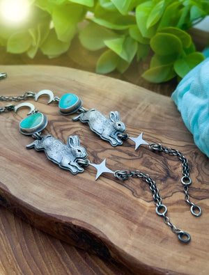 The Rabbit & Turquoise Bracelet II