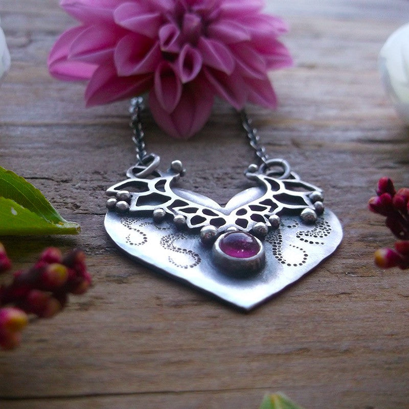 Little Love Necklace - Pink Tourmaline Necklace