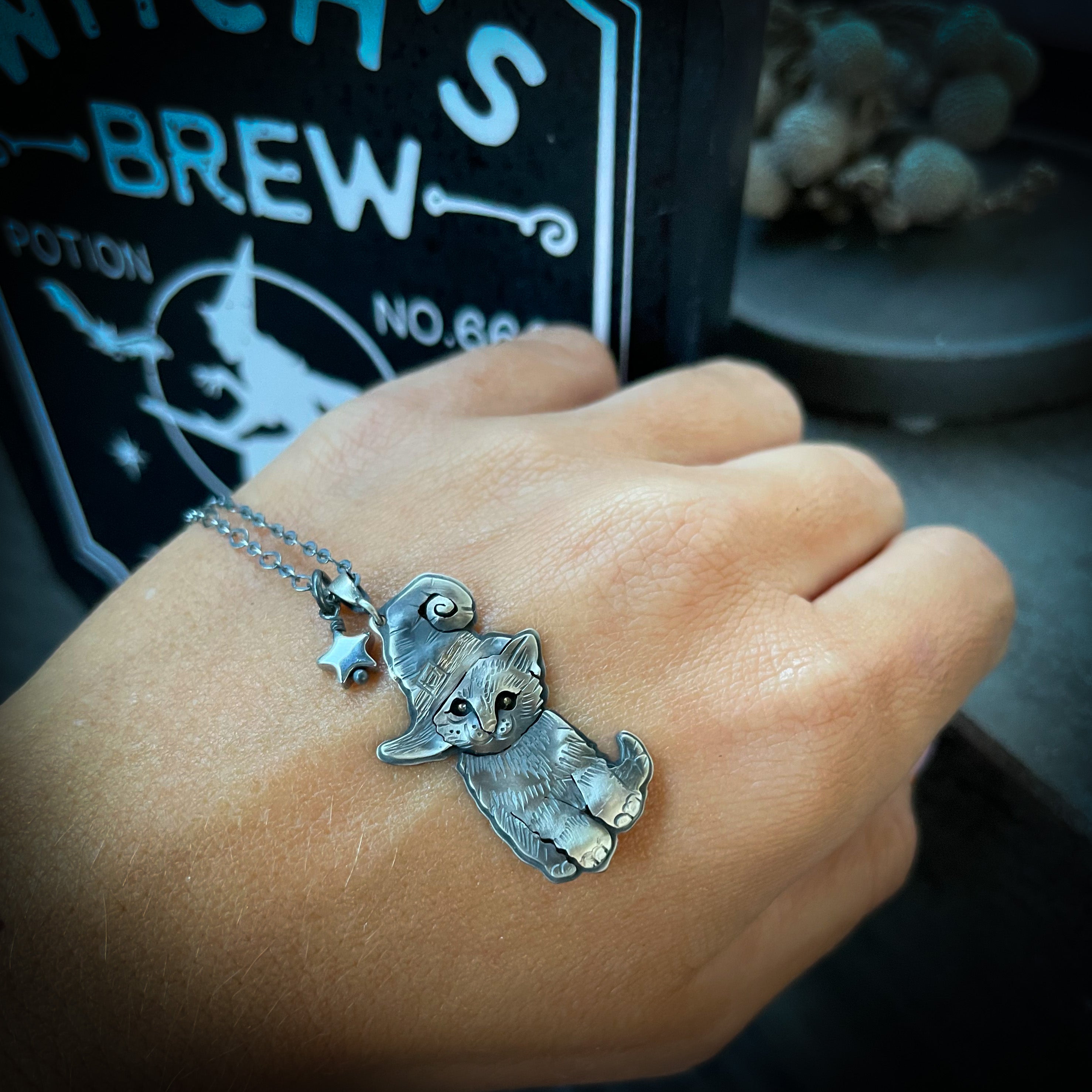 Kitten The Wizard Necklace