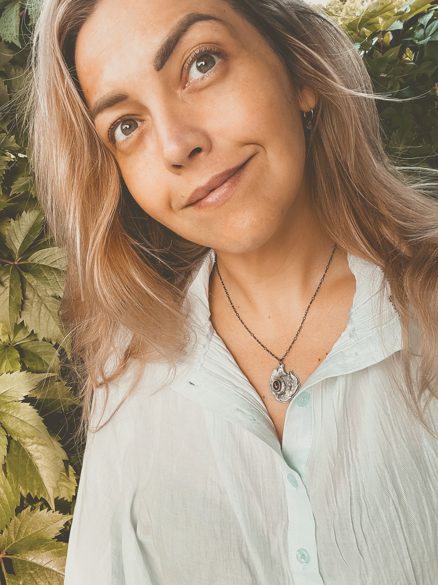 The Fox & Amber Necklace