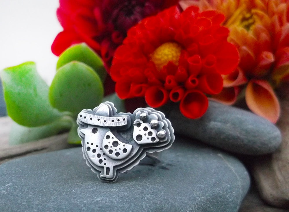 Mariachi Bird Ring/Pendant