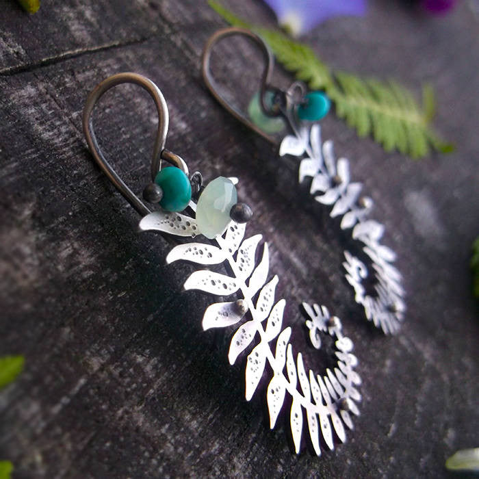 Glowing Fern Earrings