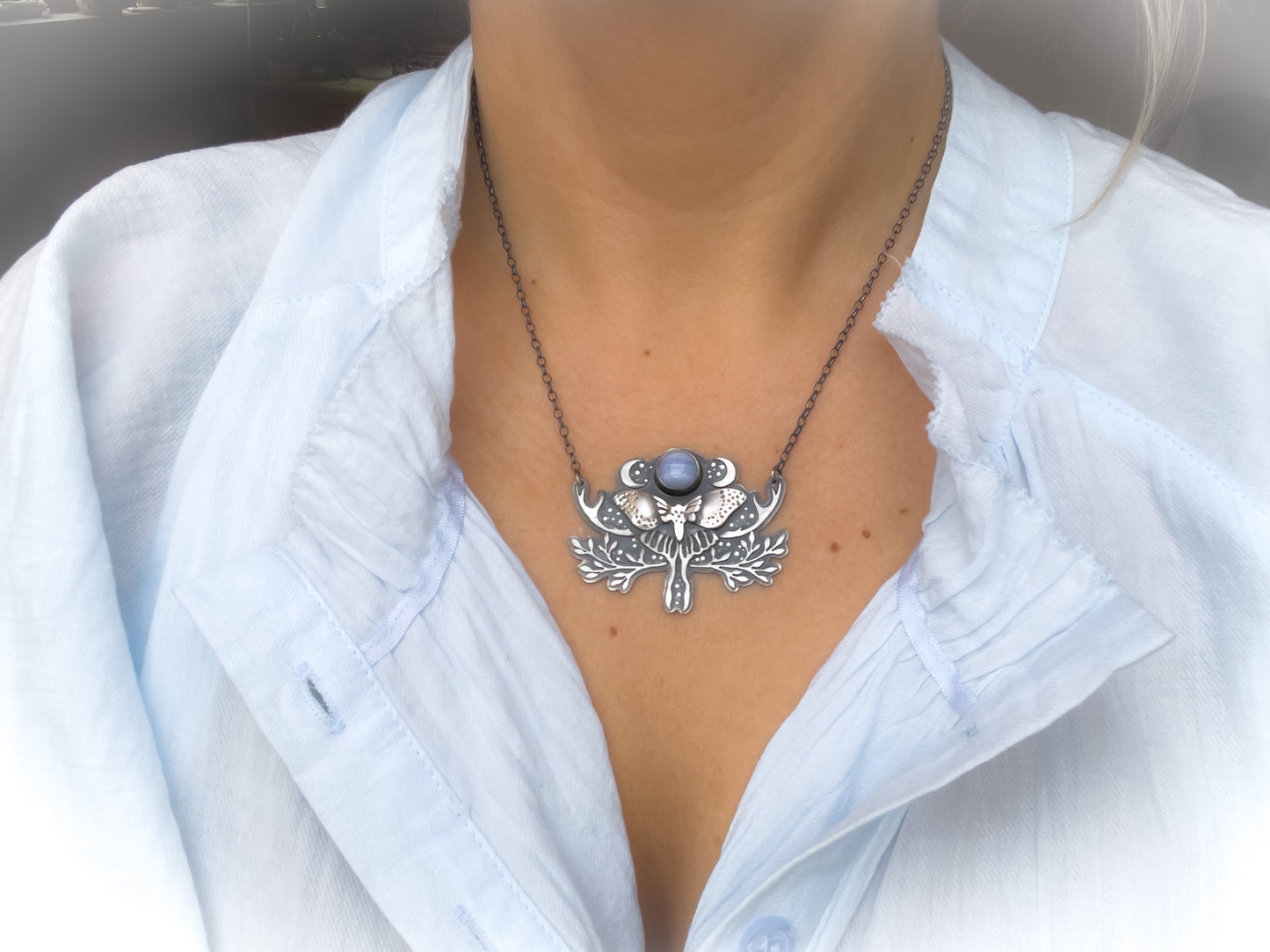 The Luna Moth Necklace