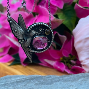 The Healer Necklace - Hummingbird Necklace