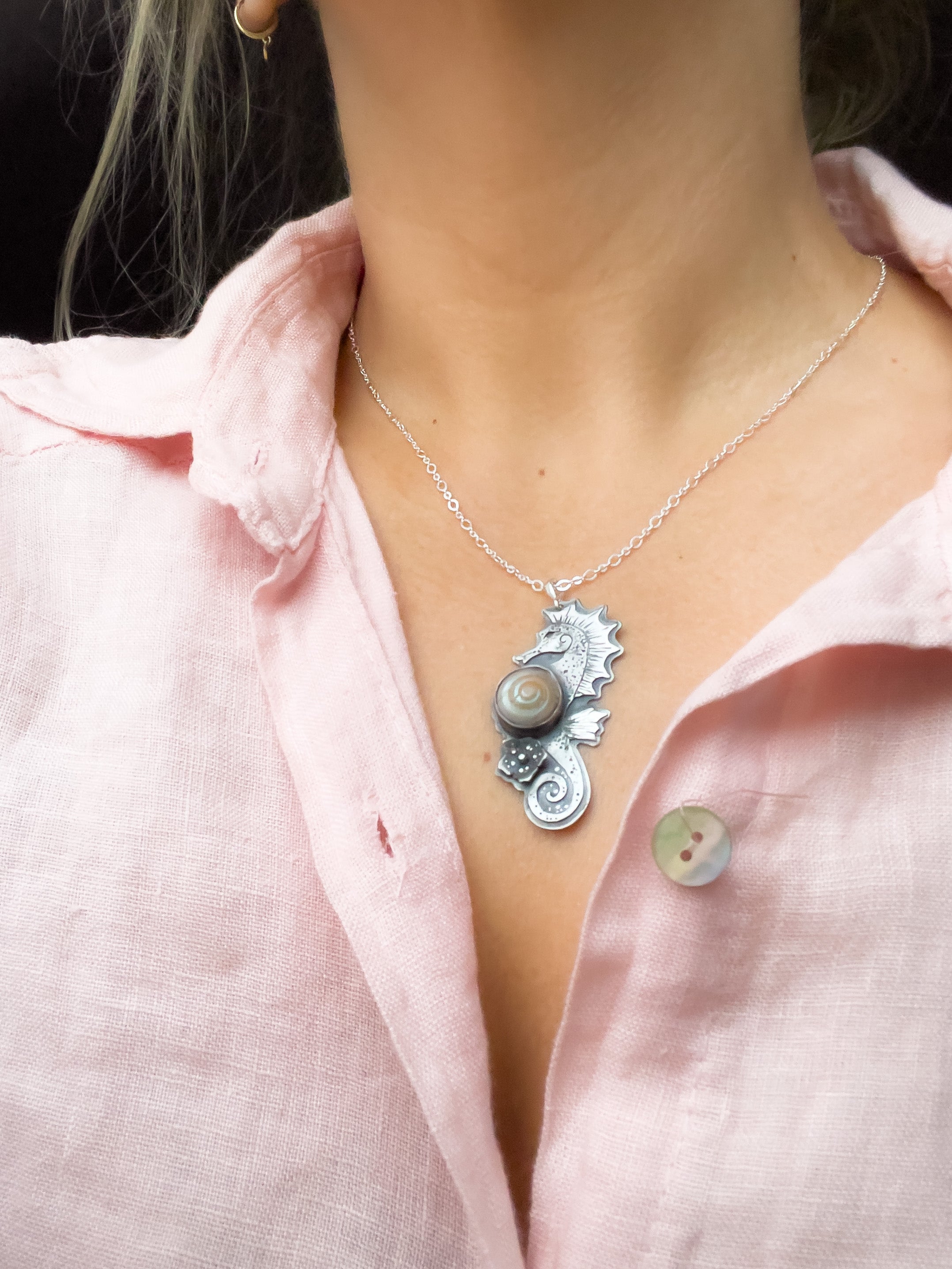 The California Seahorse Necklace III