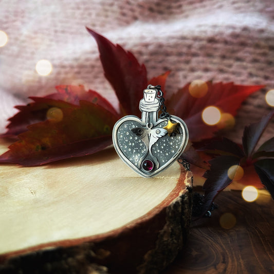 The Luna Moth Potion Necklace
