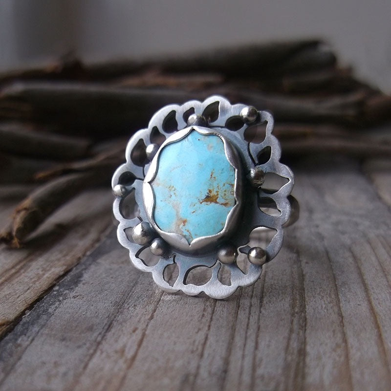 Flora Ring - Nevada Turquoise Ring