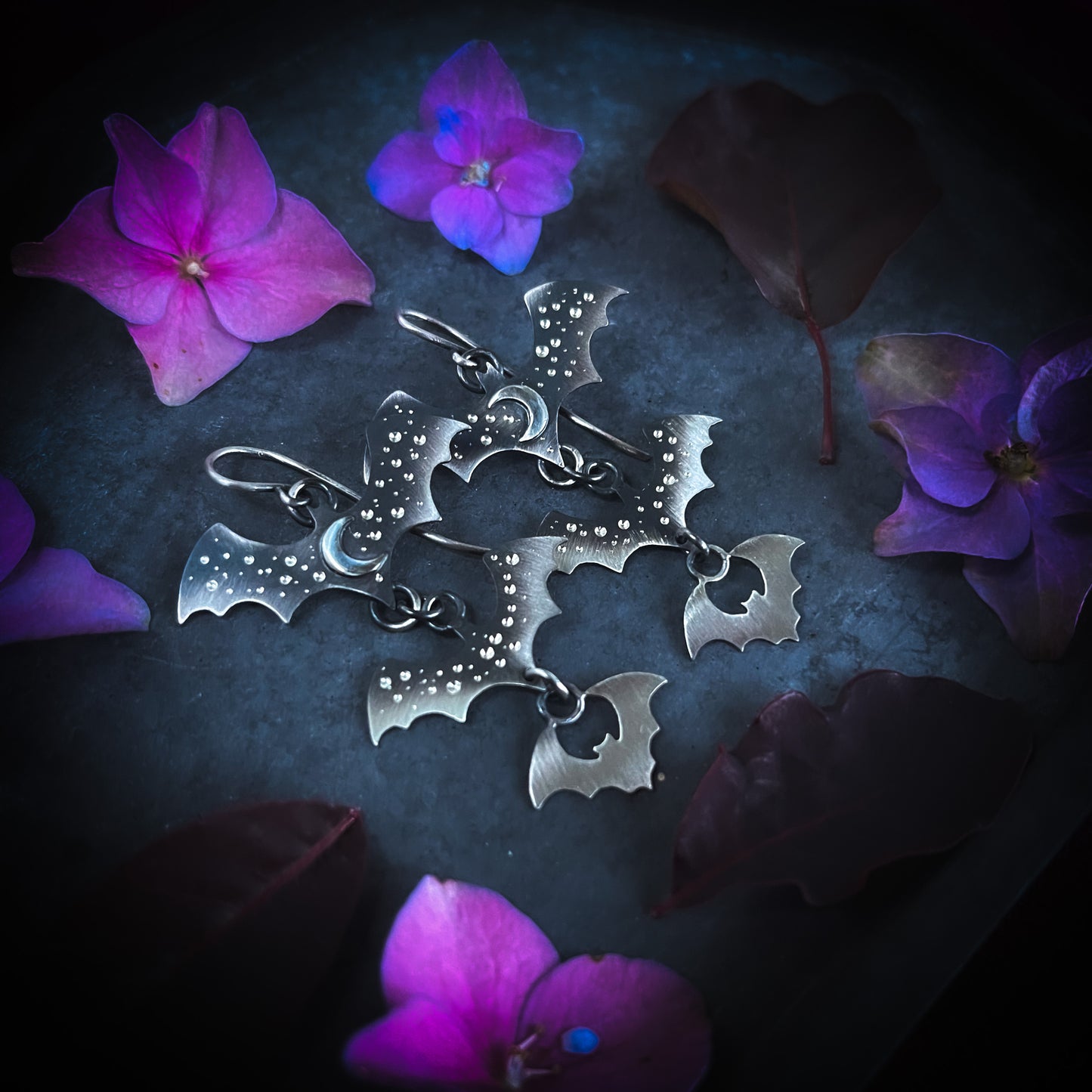 The Ombre Bat Mobile Earrings