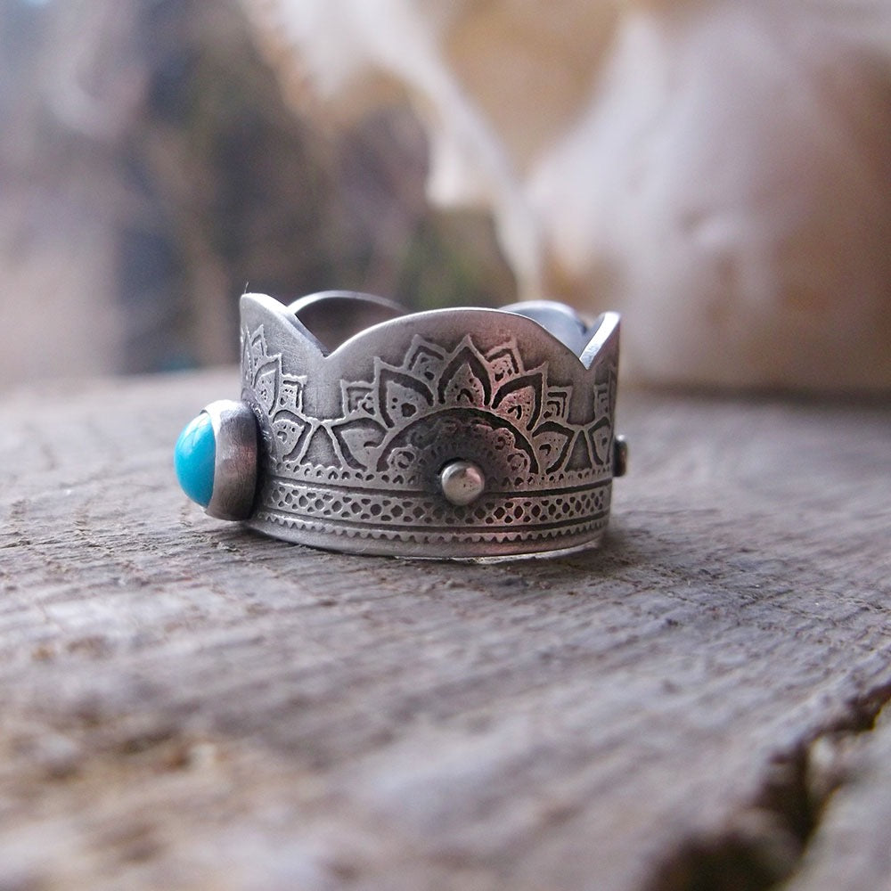 The Wanderlust Turquoise Ring 6 US