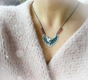 The Red Cardinal Bib Necklace