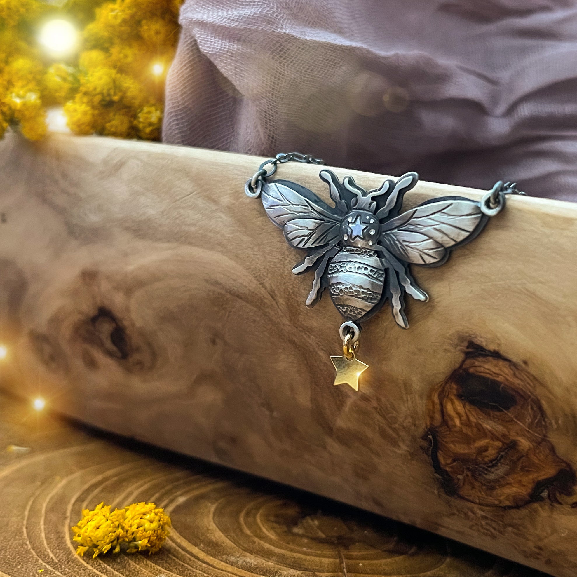 The Night Bee Necklace