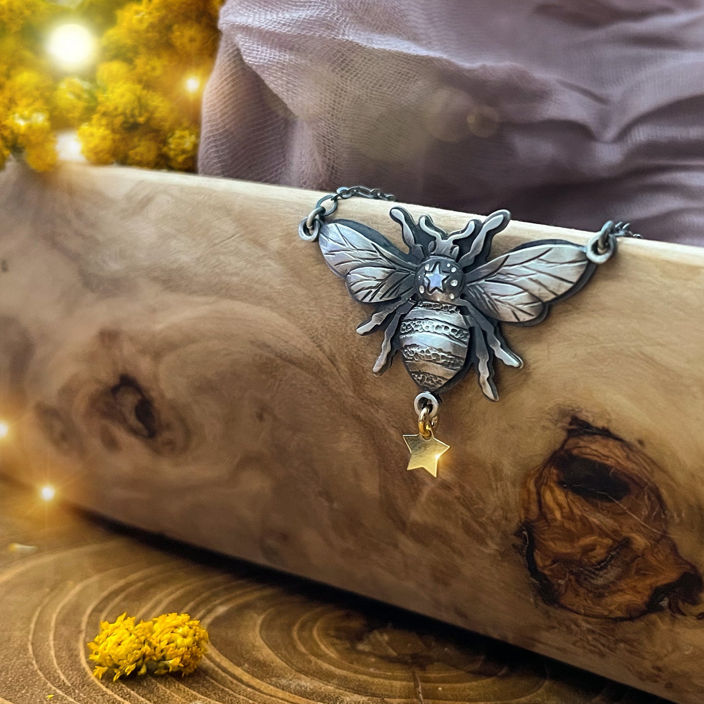 The Night Bee Necklace