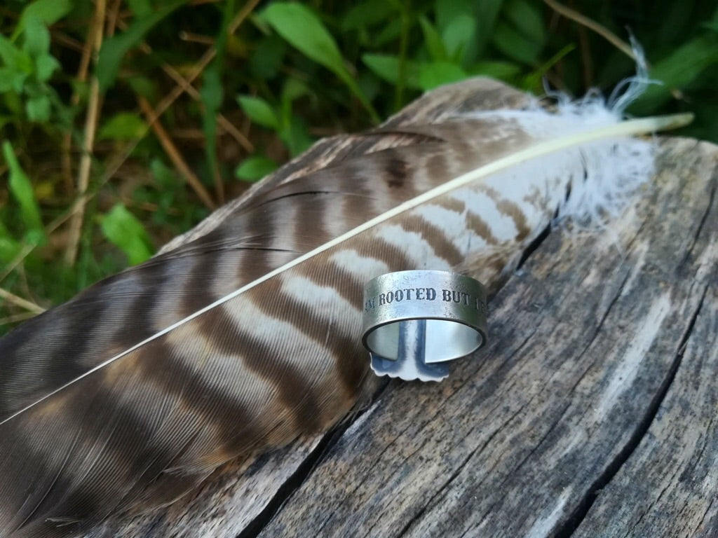SALE :The Rooted Ring Size 9.25US