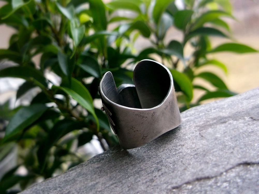 Woodland Ring - Royston Turquoise & Serpentine Ring