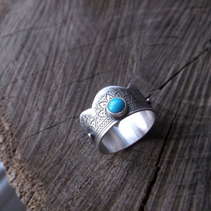 The Wanderlust Turquoise Ring 6 US
