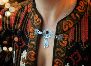 The Amber Phoenix Necklace
