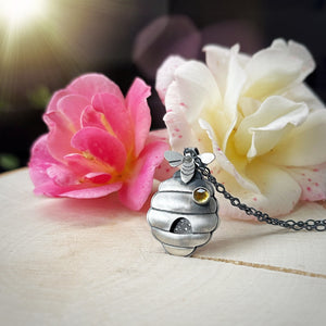 The Bee Hive Necklace