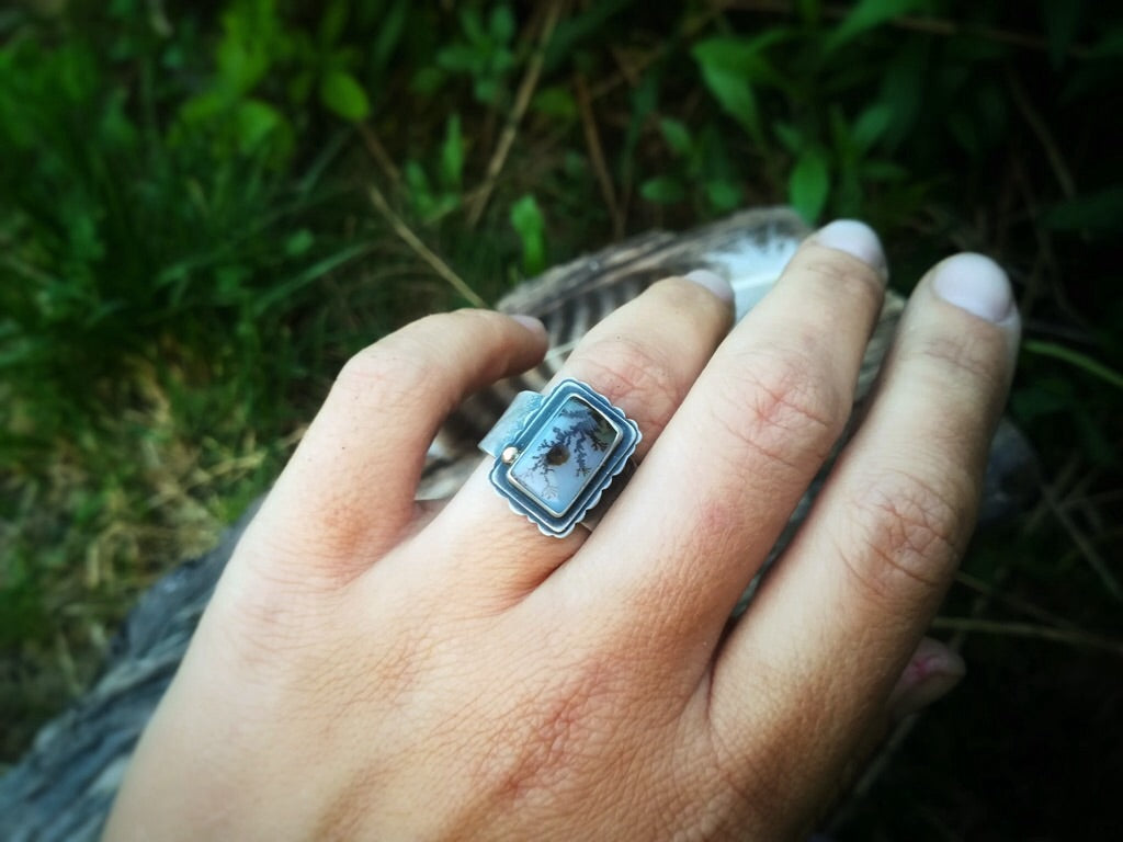 SALE :The Rooted Ring Size 9.25US