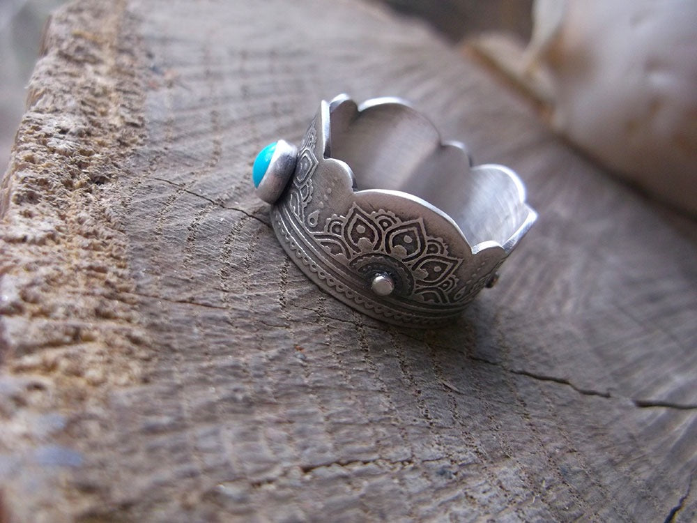 The Wanderlust Turquoise Ring 9.75 US