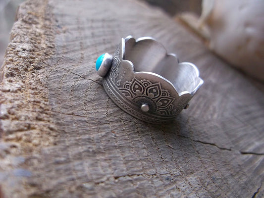 The Wanderlust Turquoise Ring 9.75 US