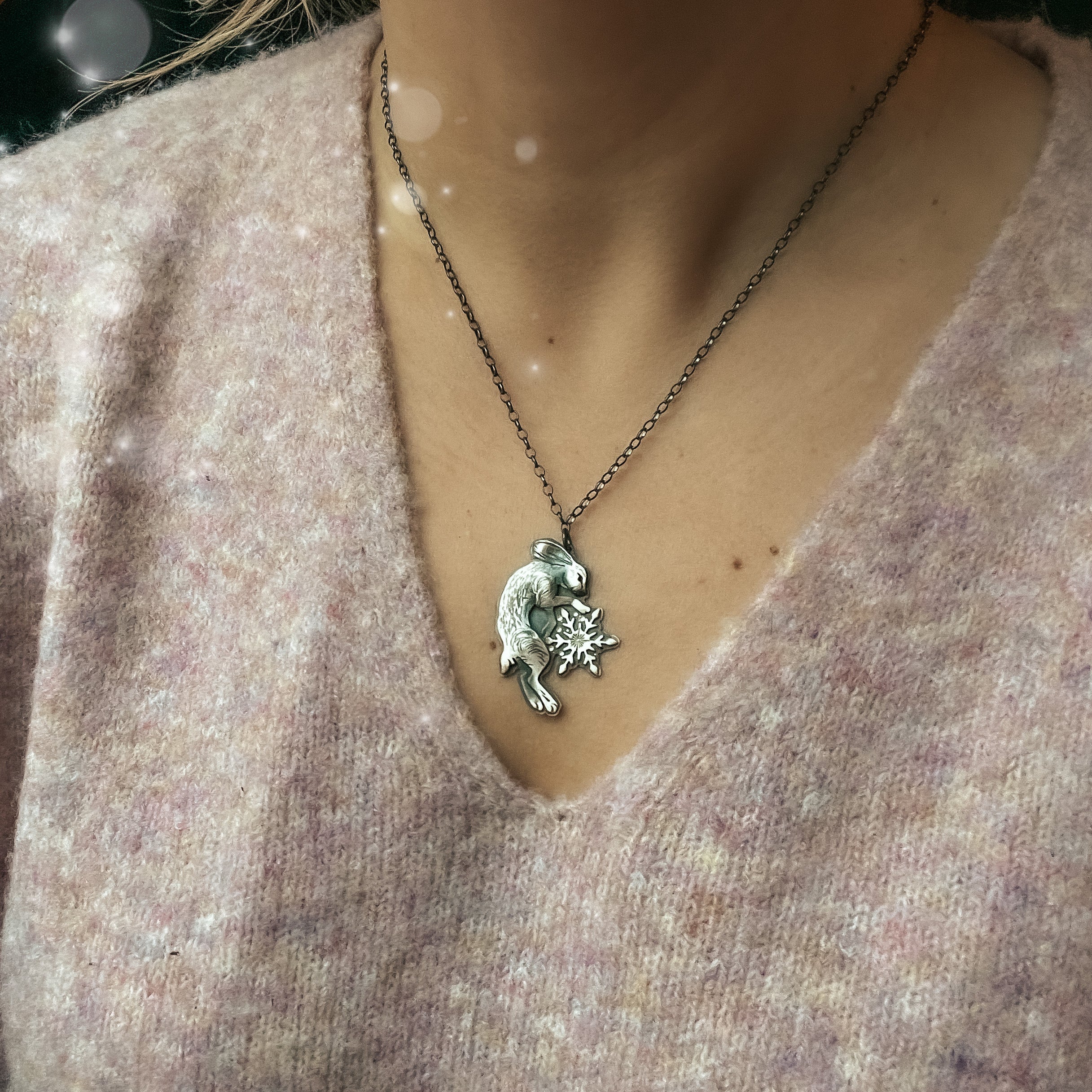The Winter Hare Necklace
