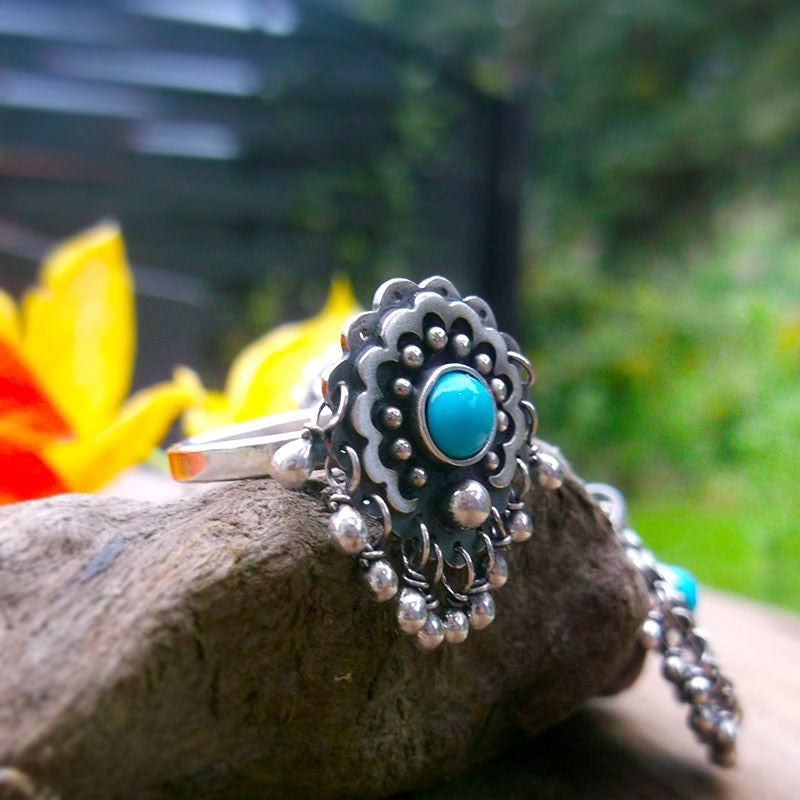 Mexico Jingle Ring - Turquoise Ring