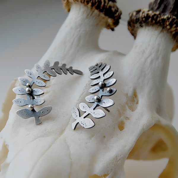 Deep Forest Earrings - Fern Post Earrings