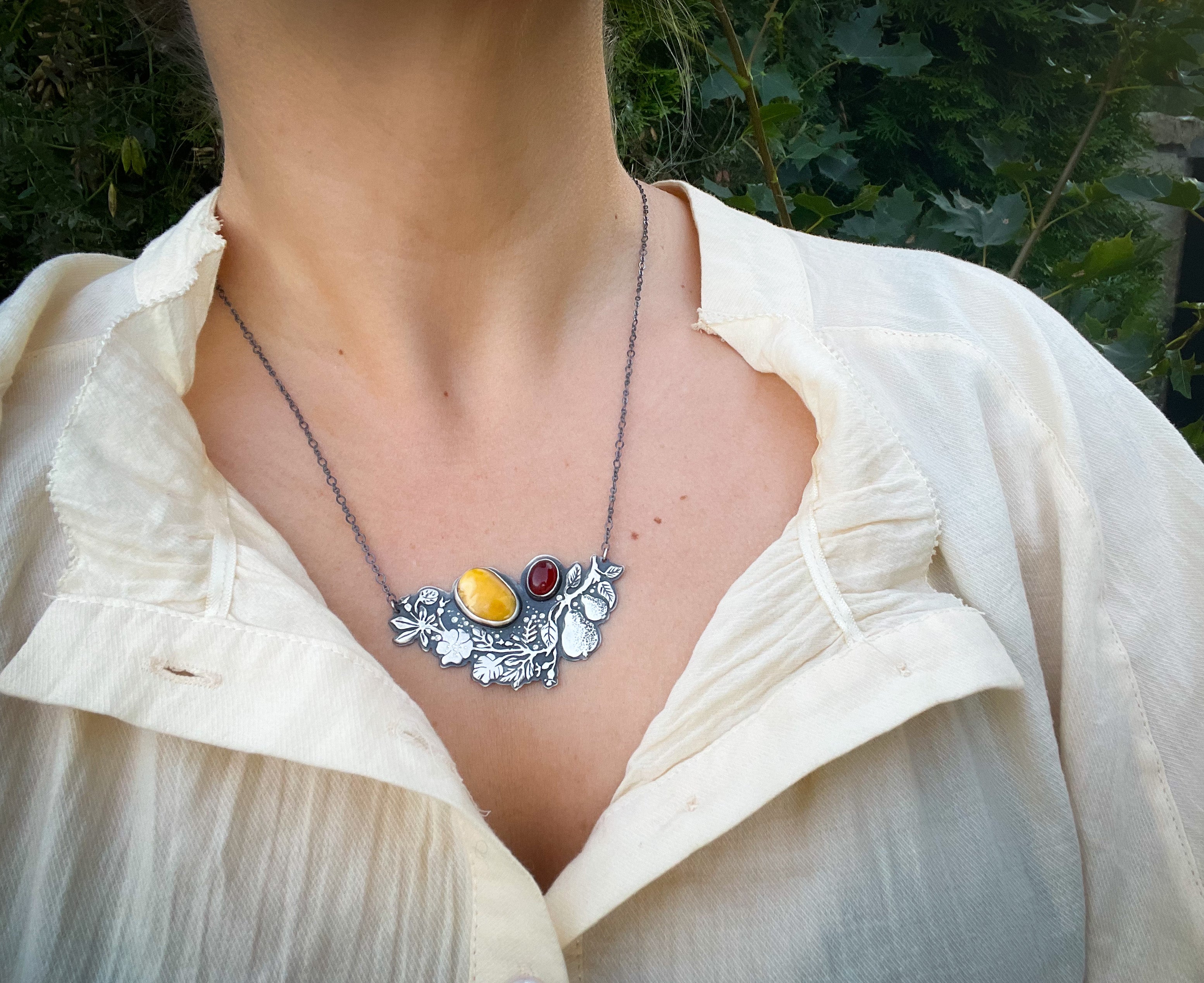 The Harvest Necklace - Baltic Amber