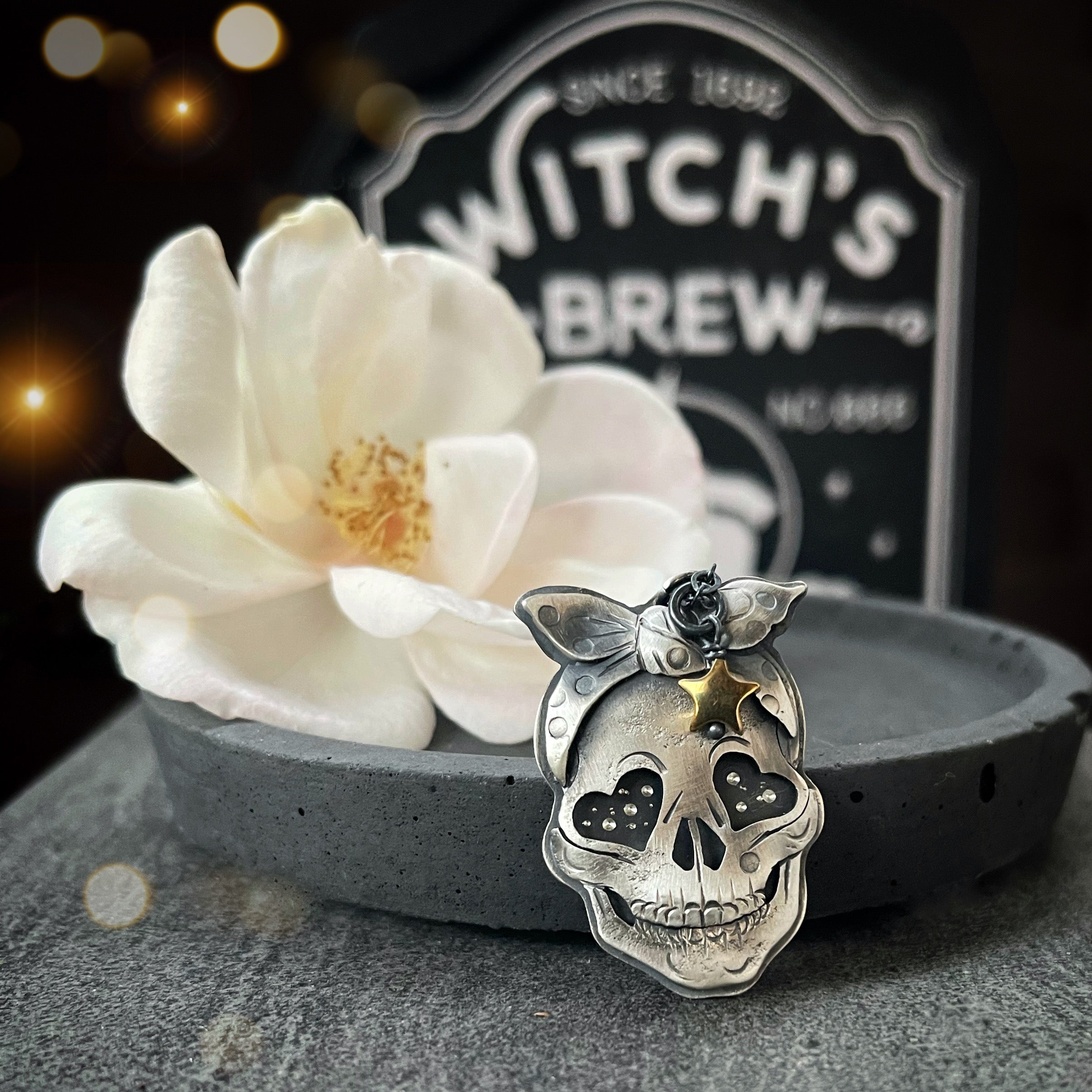 The Pin Up Skull Necklace