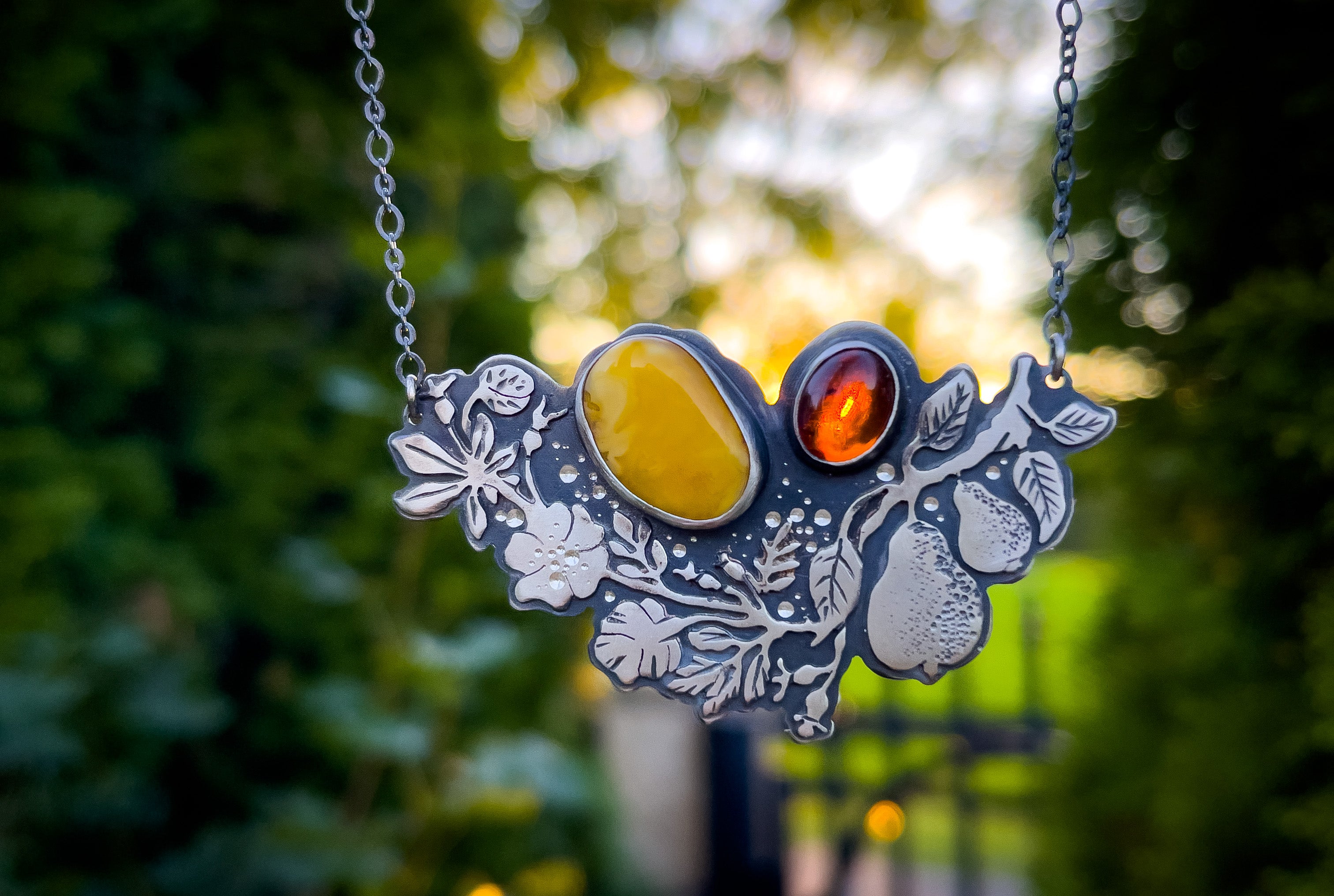 The Harvest Necklace - Baltic Amber