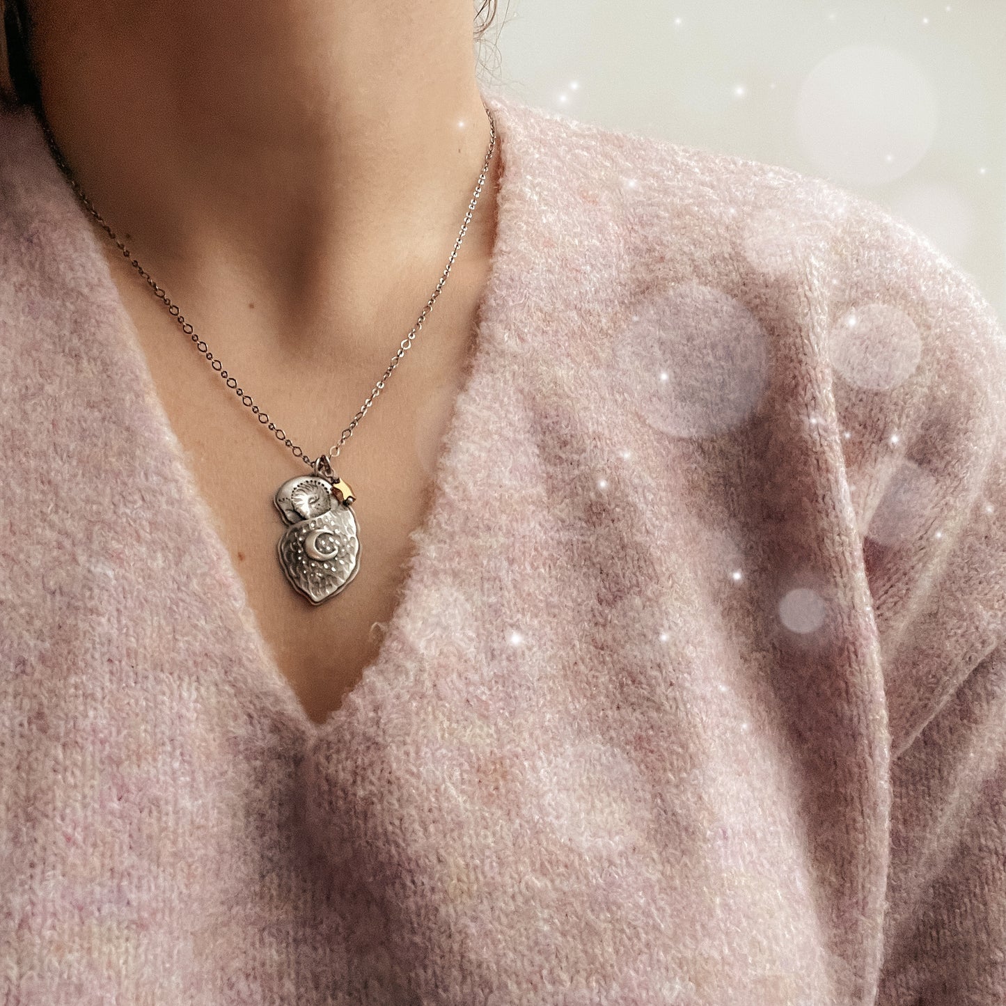 The Sleeping Barn Owl Neckace