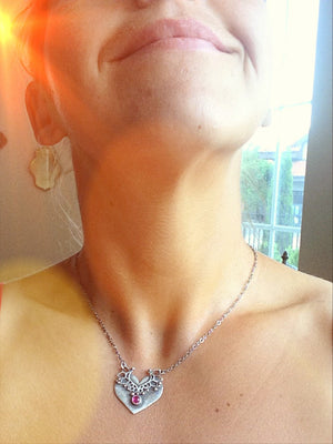 Little Love Necklace - Pink Tourmaline Necklace