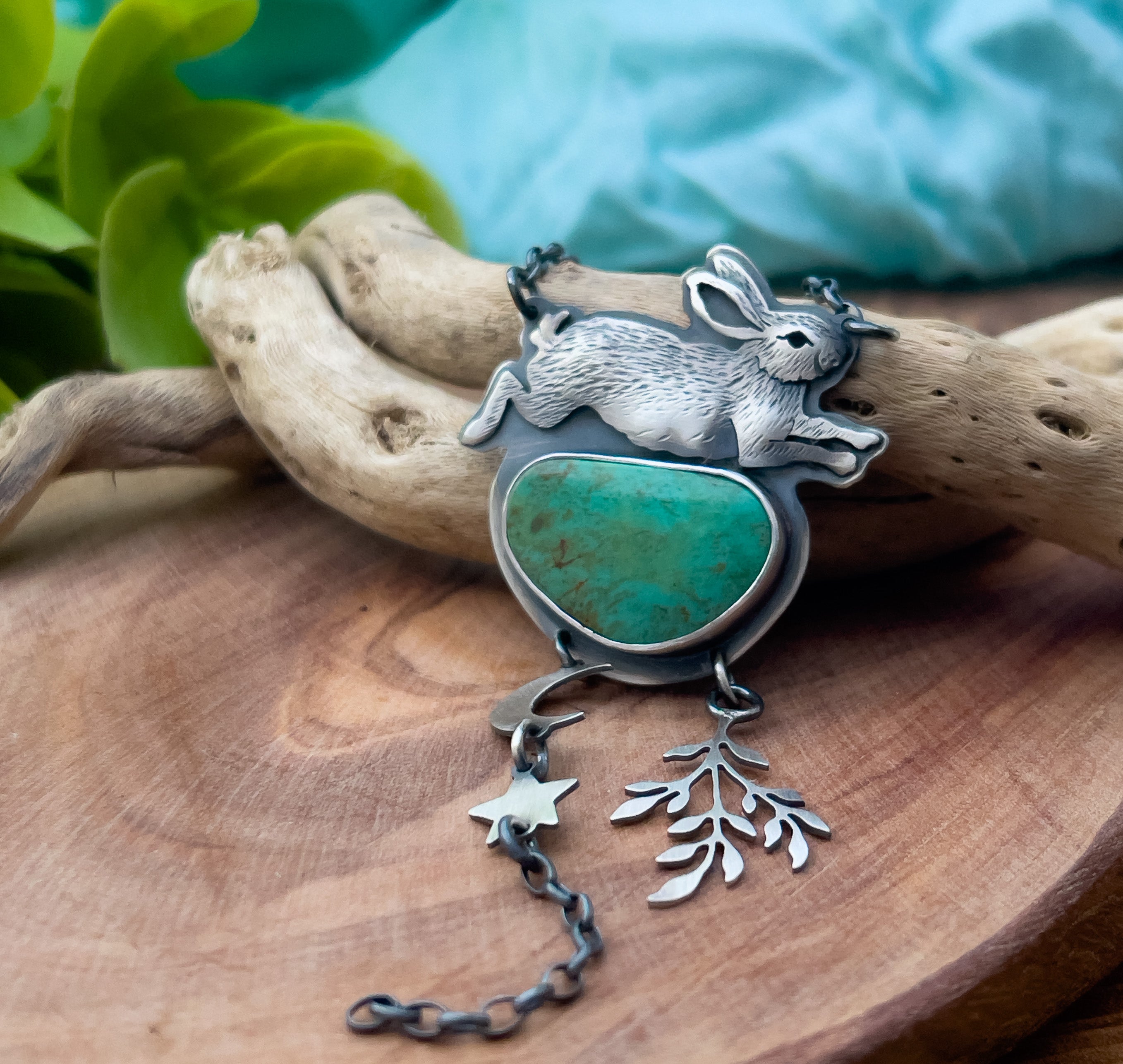 The Rabbit & Turquoise Lariat Necklace II – Lilyblonde