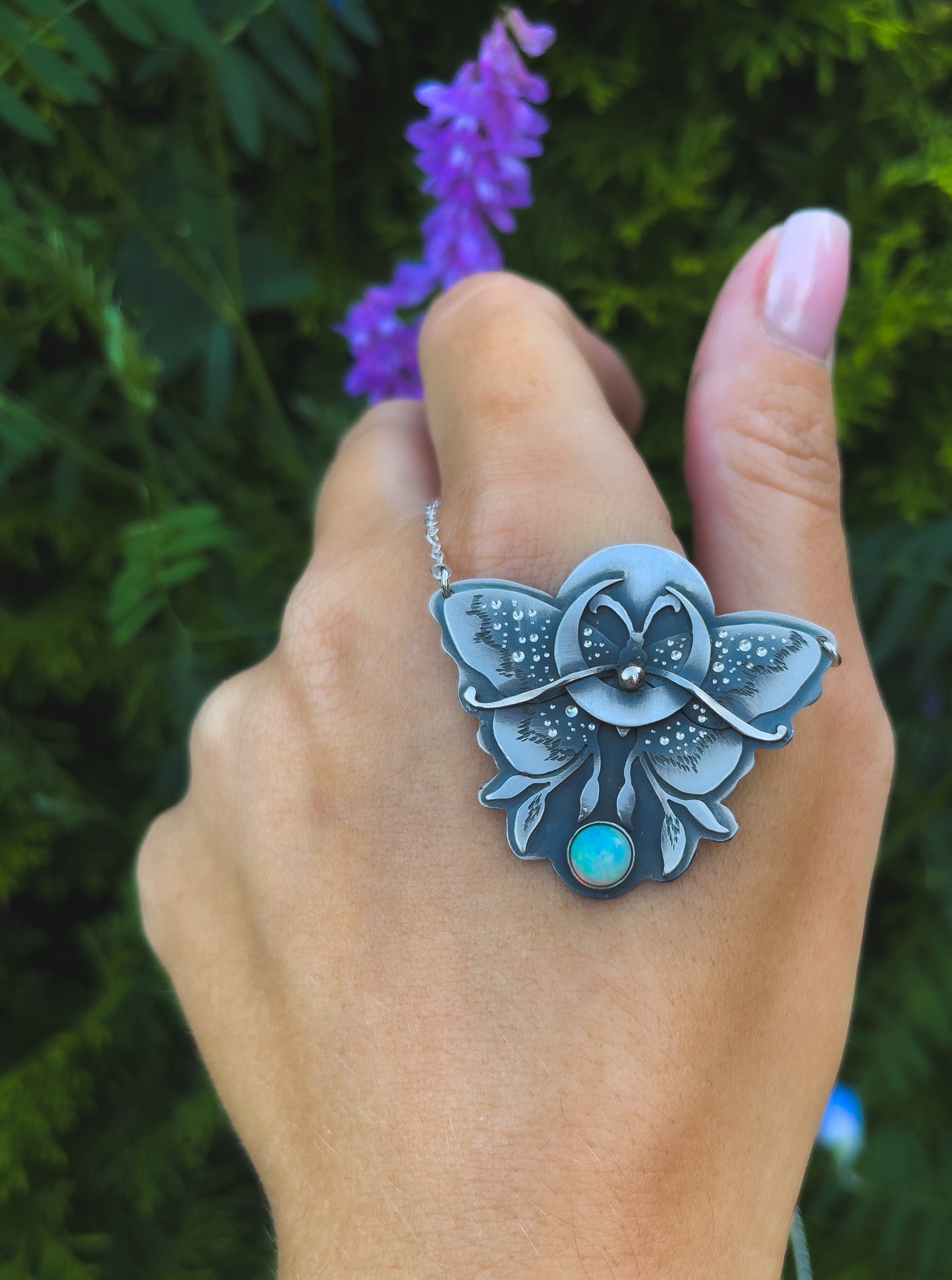 The Metamorphosis Necklace - Moth Necklace