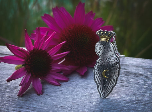 The Crowned Owl Necklace