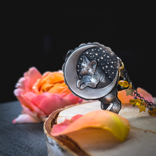 The Fox & The Moon Necklace