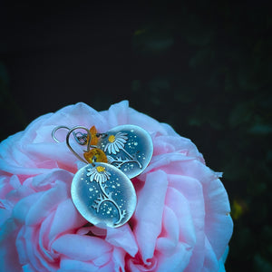The Chamomile & Amber Earrings