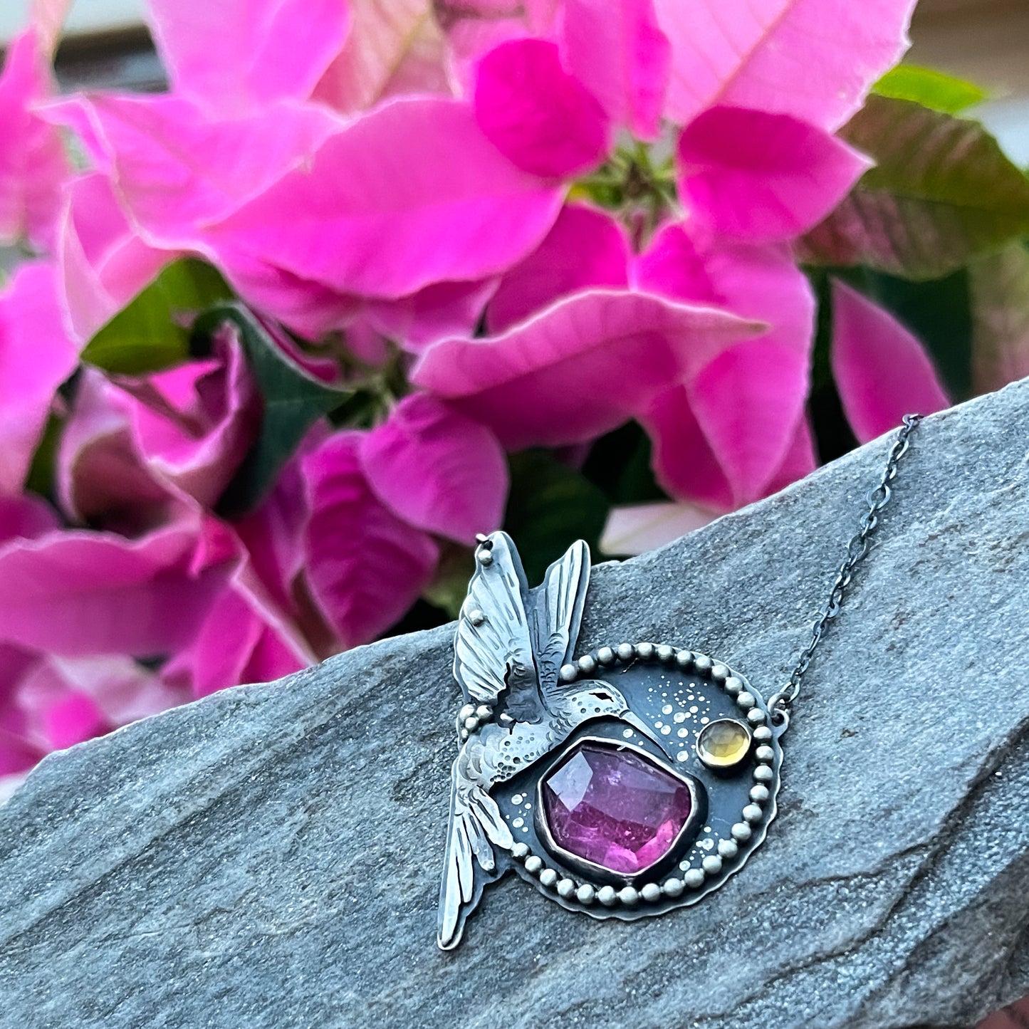 The Healer Necklace - Hummingbird Necklace