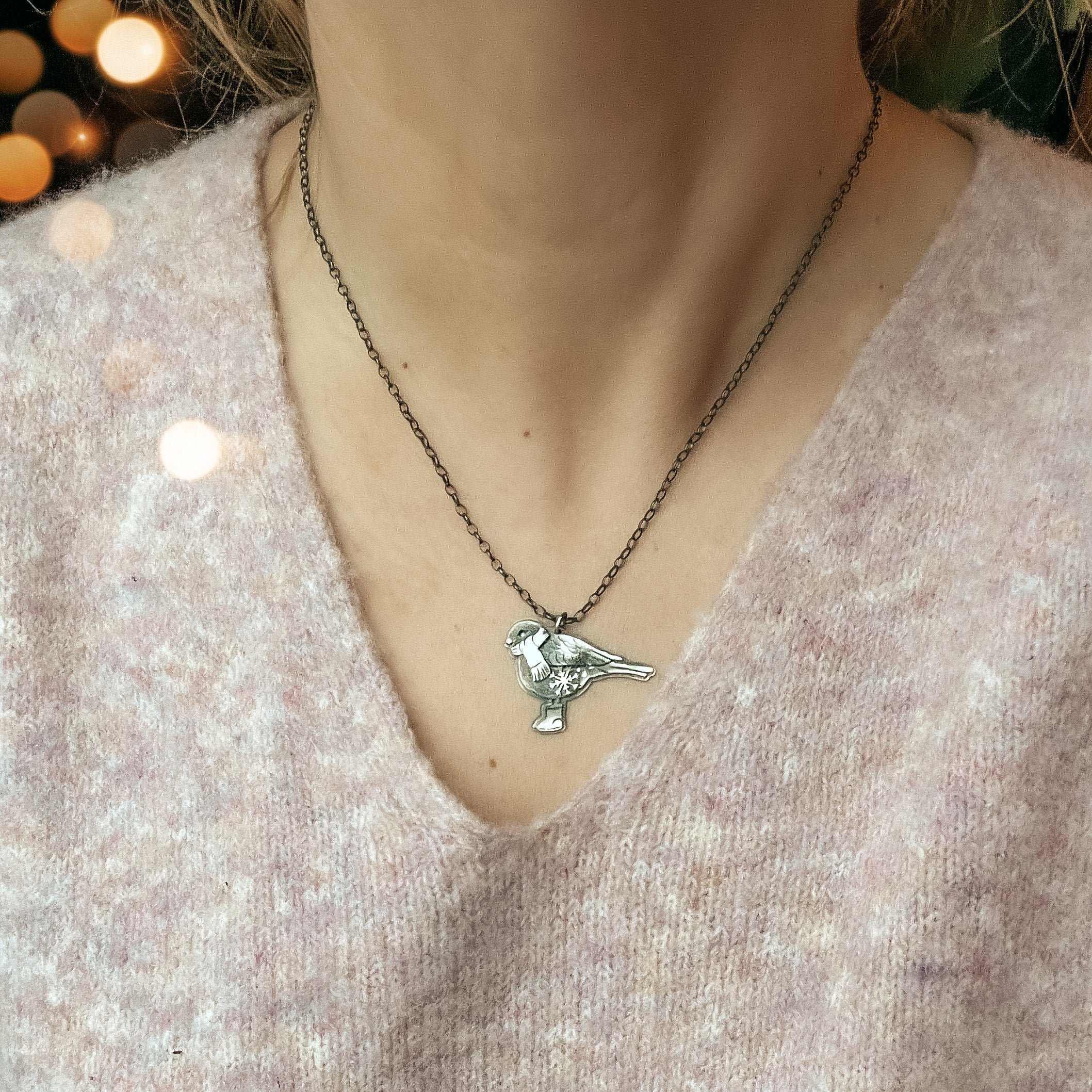 The Winter Birdie Necklace