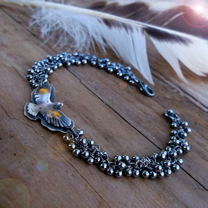 Sacred Wings Bracelet- Eagle Keum Boo Bracelet