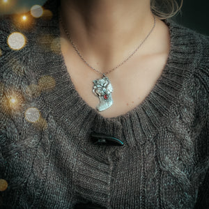 The Sleeping Christmas Kitten Necklace