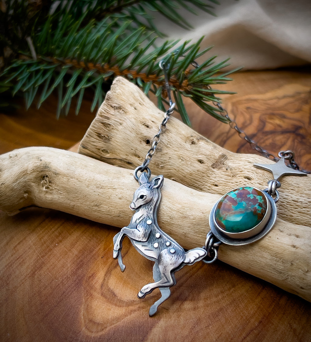 The Fawn & Boulder Turquoise Necklace II