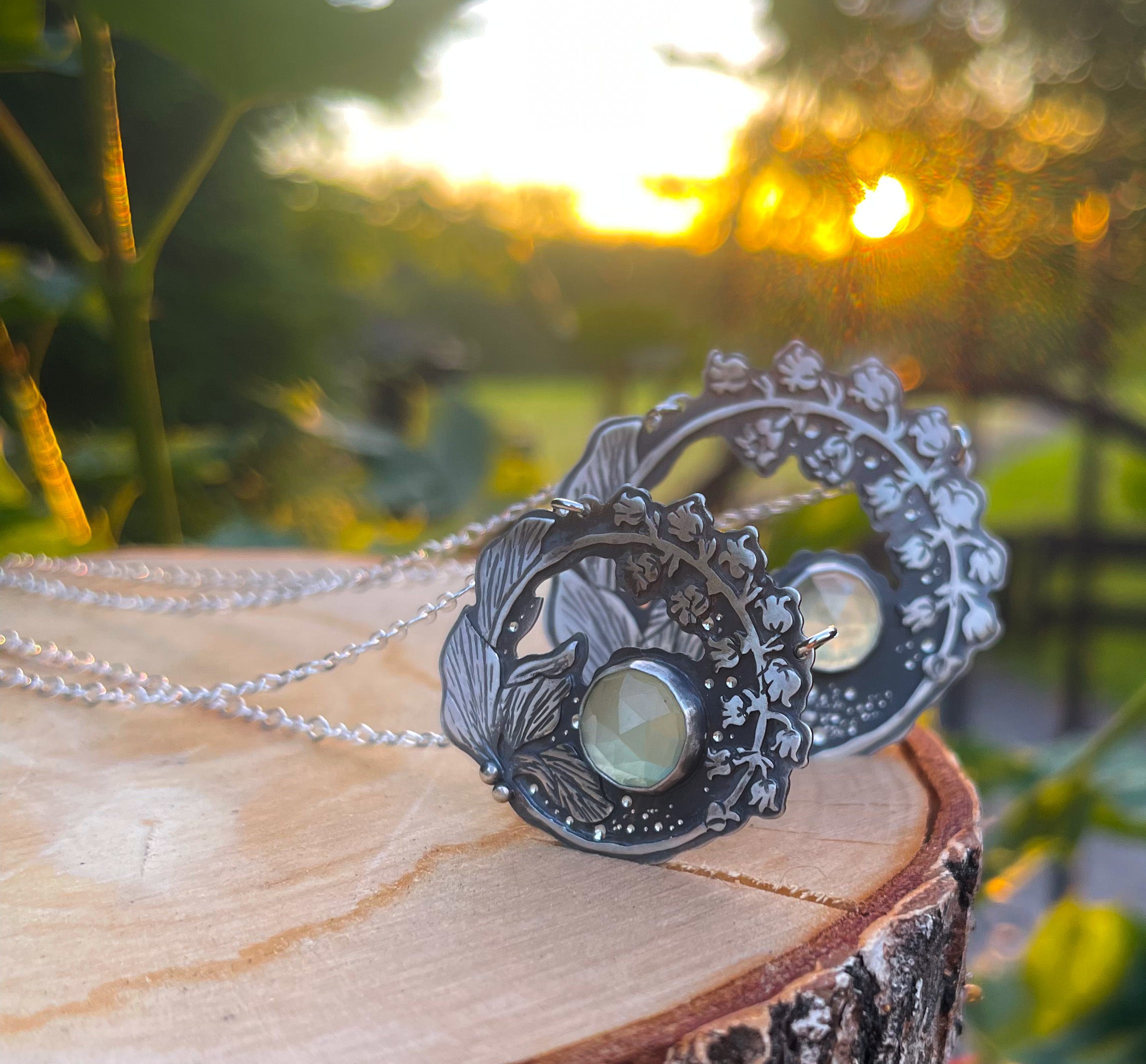 Lily Of The Valley Wreath Necklace